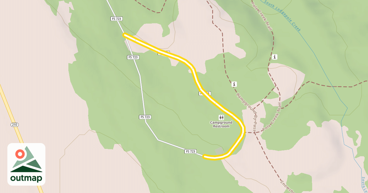 Map of Campground Loop