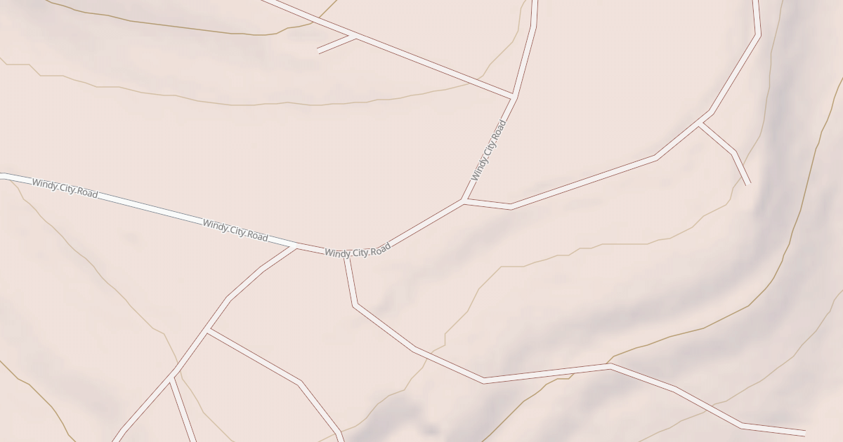 Map preview of Twin Lakes Hiking
