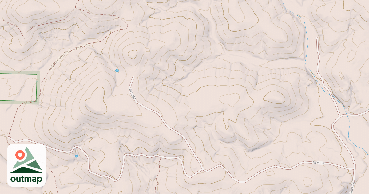 Map of SOUTH WILDCAT