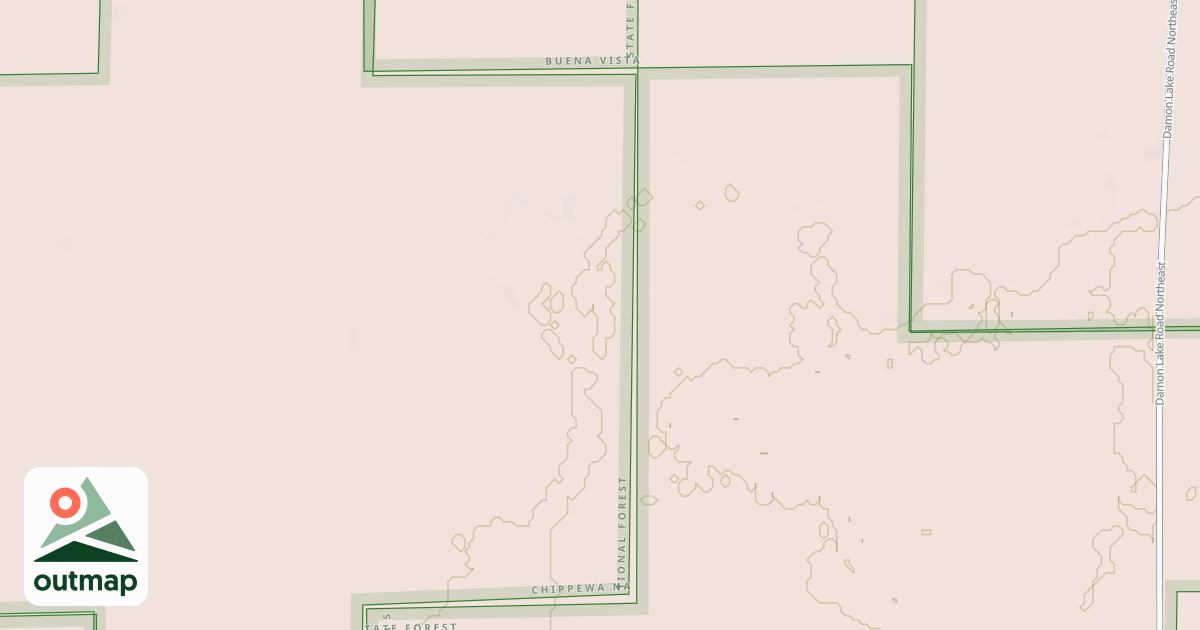 Map of MOOSE LAKE ROAD