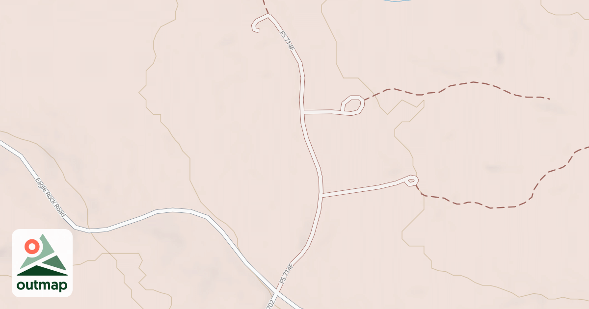 Map of EAGLE ROCK RD SPUR F