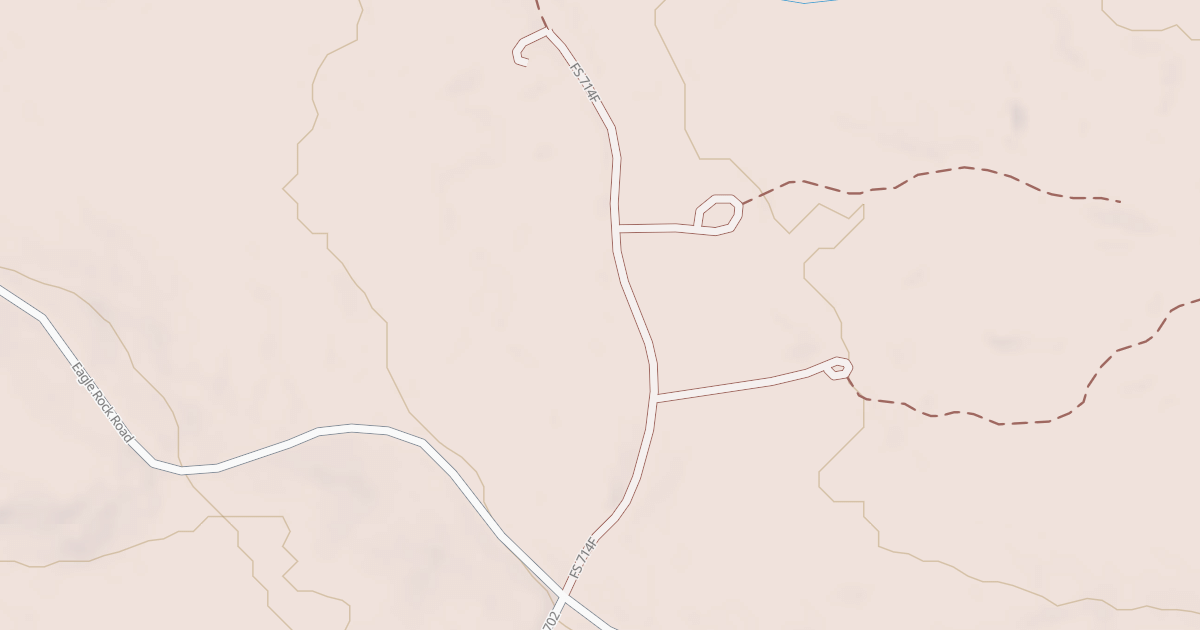 Map preview of EAGLE ROCK RD SPUR F