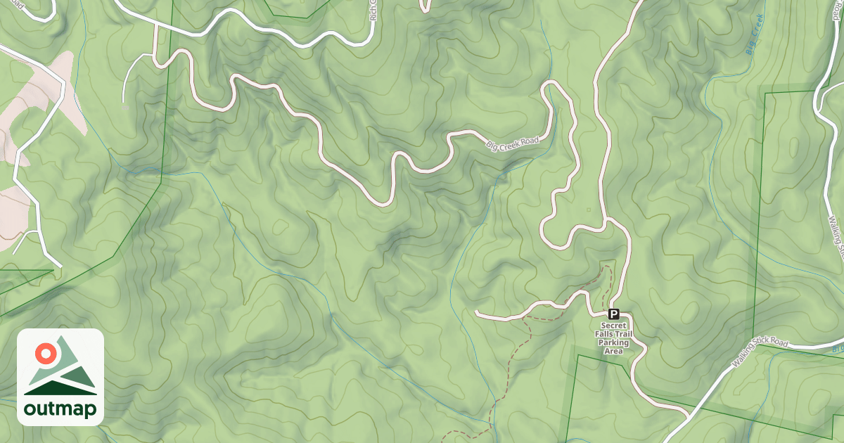 Map of BIG CREEK