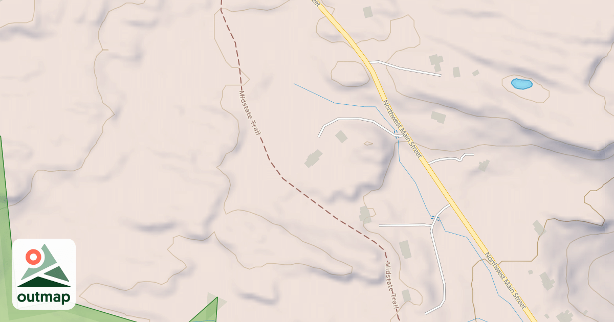 Map of Midstate Trail