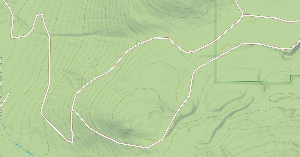 Map preview of DOBSON CREEK