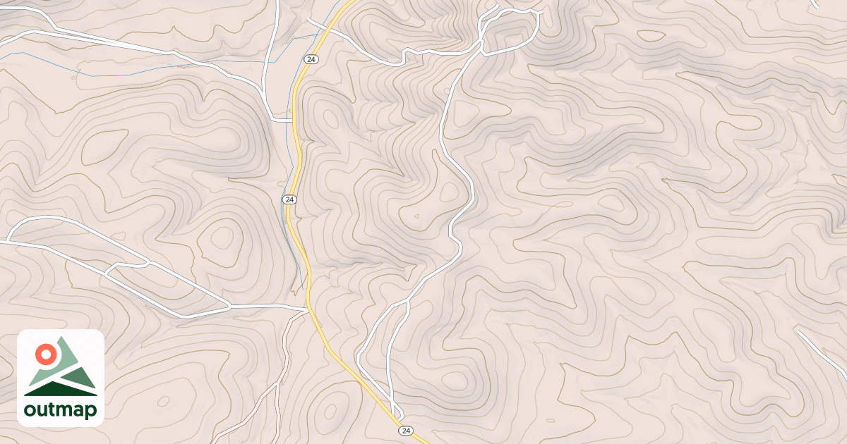 Map of BLUEWATER LOOKOUT