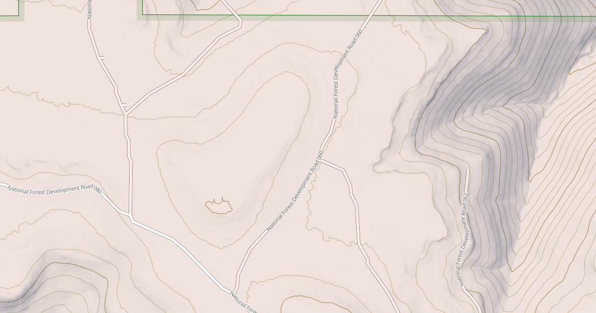 Map preview of USFS National Forest System Roads {811FD90C-402E-4D43-97D4-FB95ED9C2EBA}