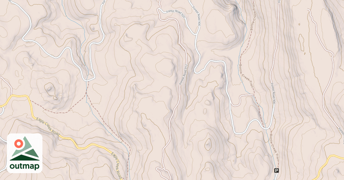 Map of USFS National Forest System Roads {4E3B62F7-73AF-49E7-A21A-7E66EADE4886}