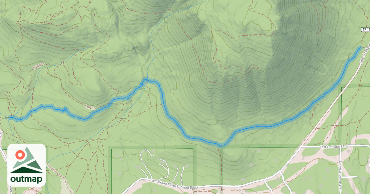 Map of Arizona Trail-Rocky Ridge