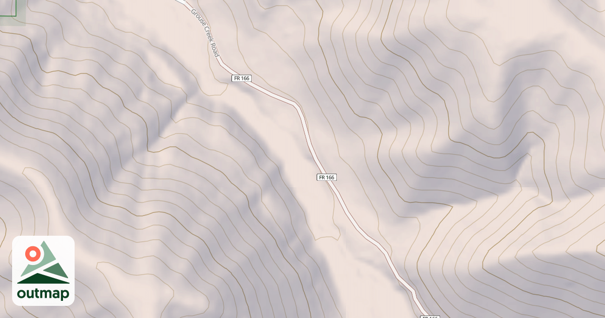 Map of Pine Gulch