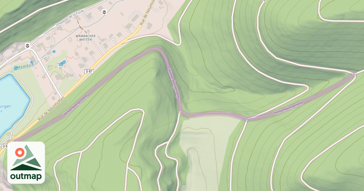 Map of Wintersbergerweg