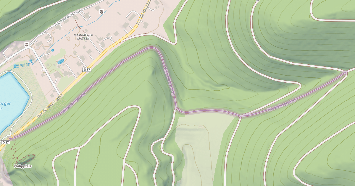 Map preview of Wintersbergerweg