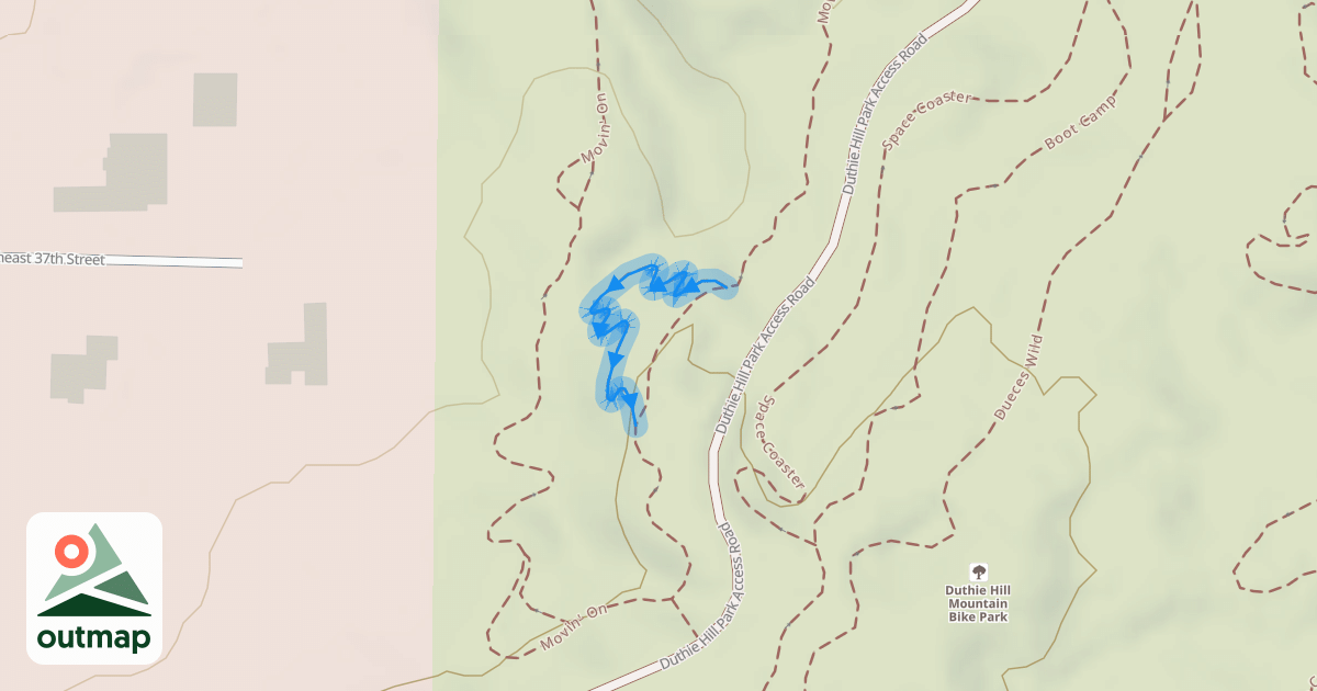 Map of Cuss Hollow