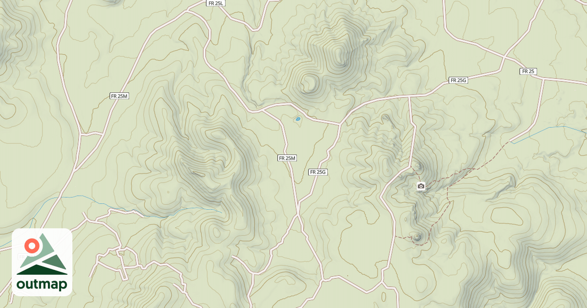 Map of USFS Motor Vehicle Use Map Roads {FE73CE2E-D871-4C43-A7A1-DAFB7A90DCD9}