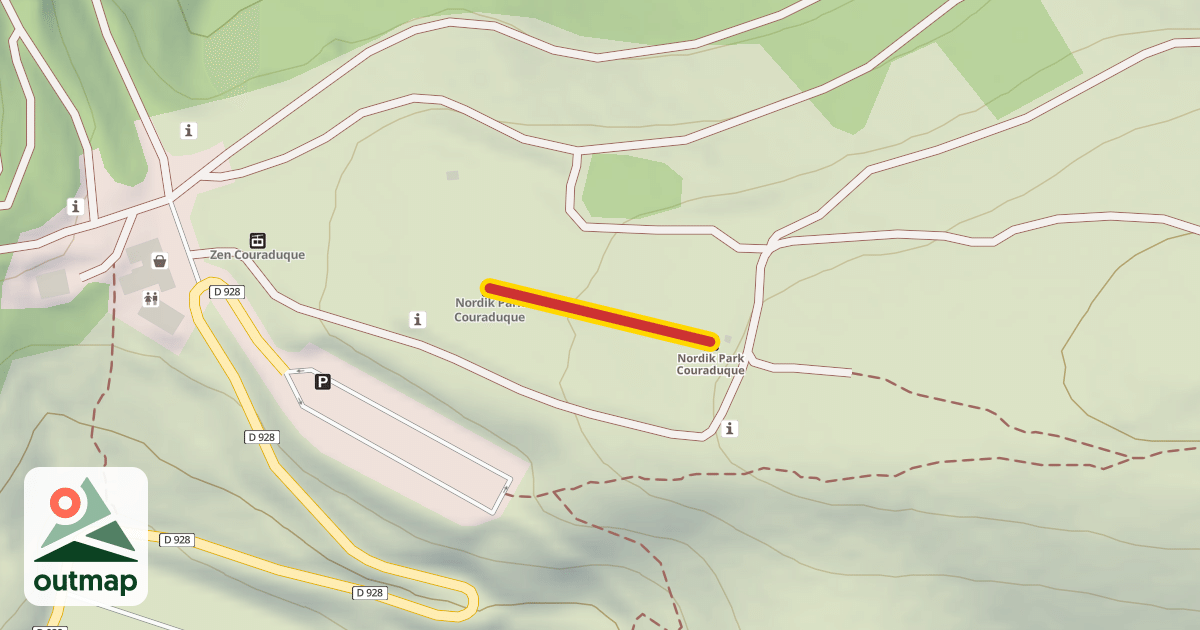 Map of Nordik Park Couraduque