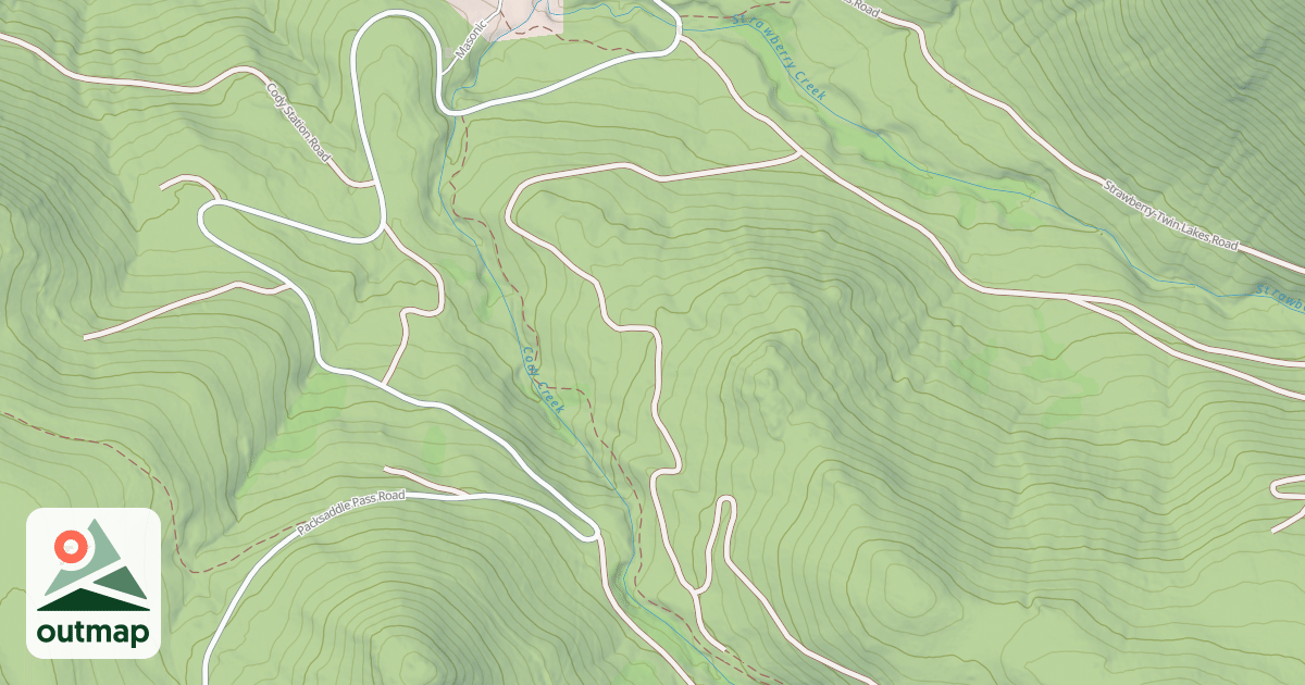 Map of CODY CREEK