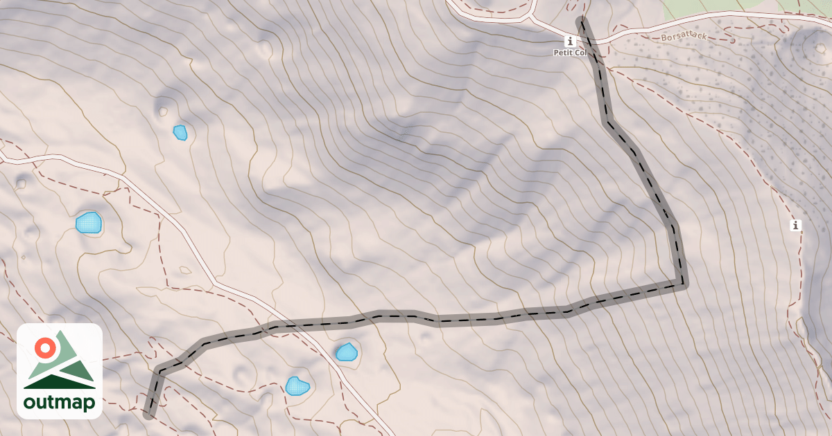 Map of Envers de Campanules