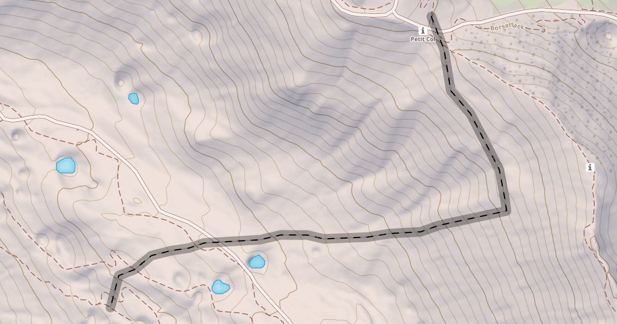 Map preview of Envers de Campanules