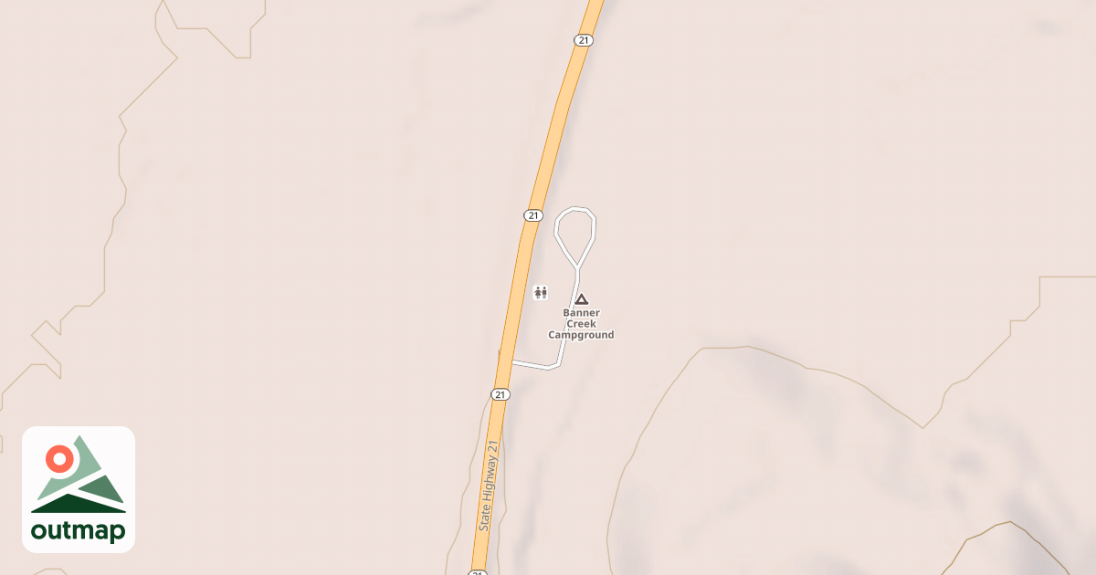 Map of BANNER CR. REST STOP