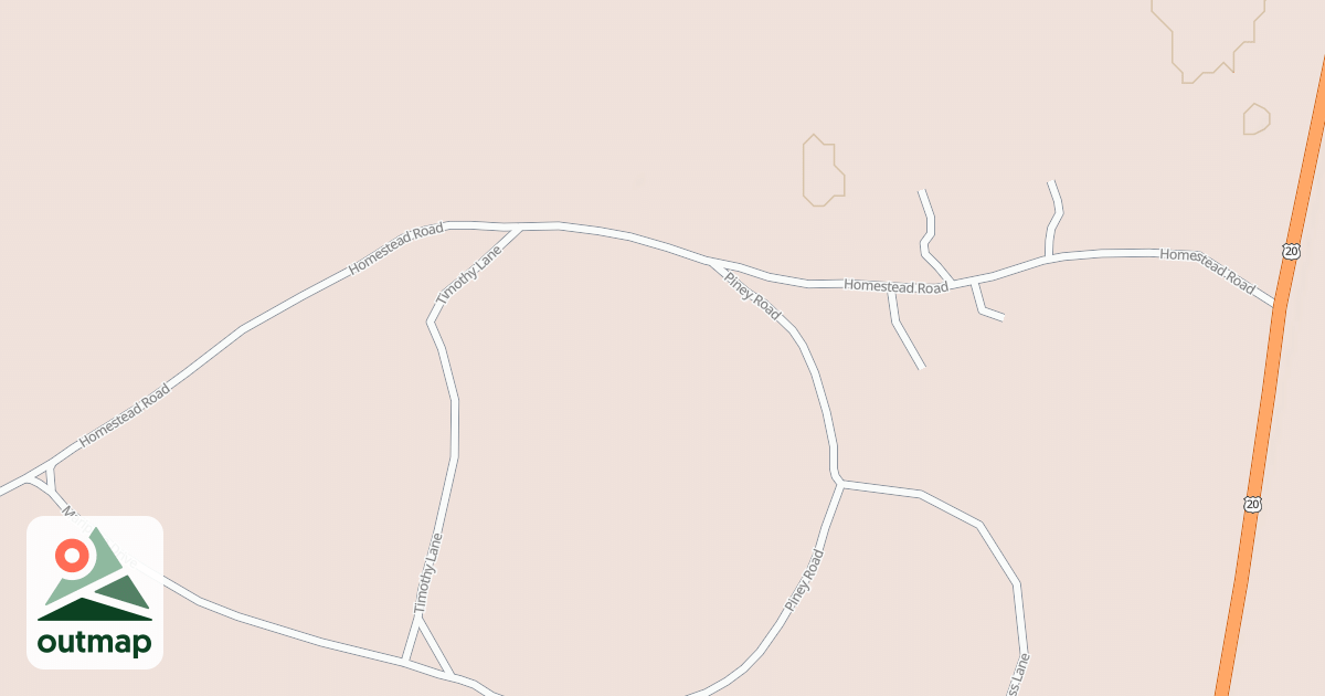 Map of HOMESTEAD DRIVE