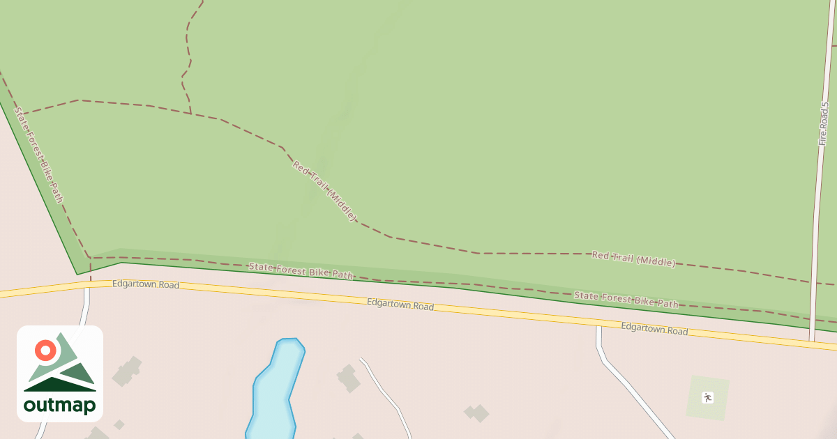 Map of Correllus Bike Path