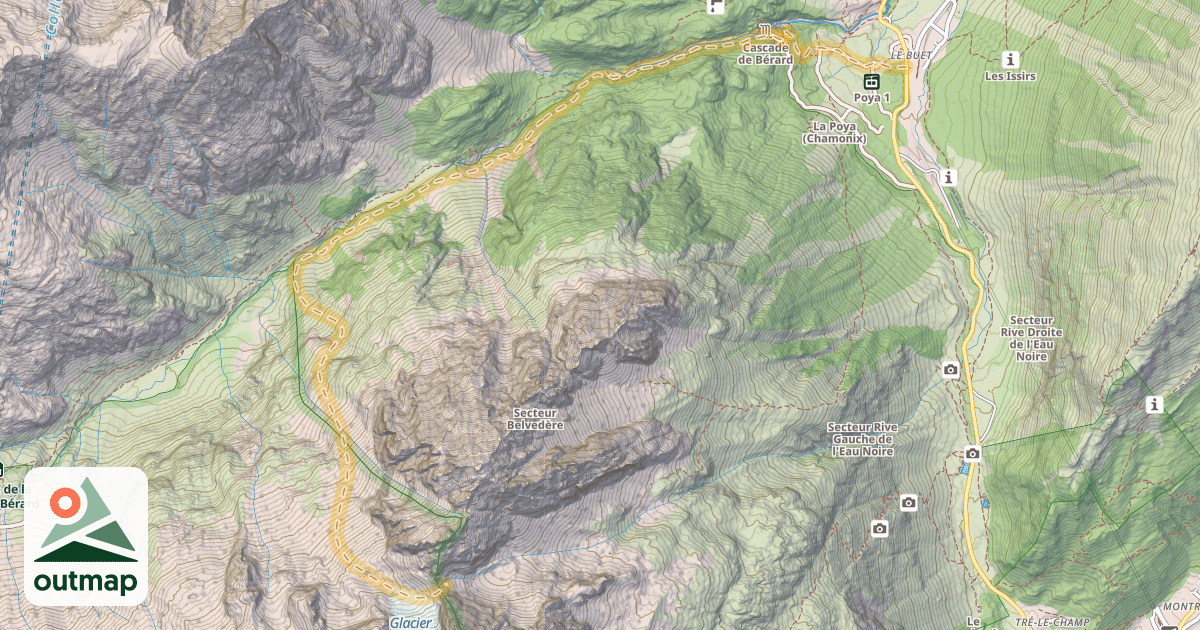 Map of Col de l’Encrenaz — Le Buet