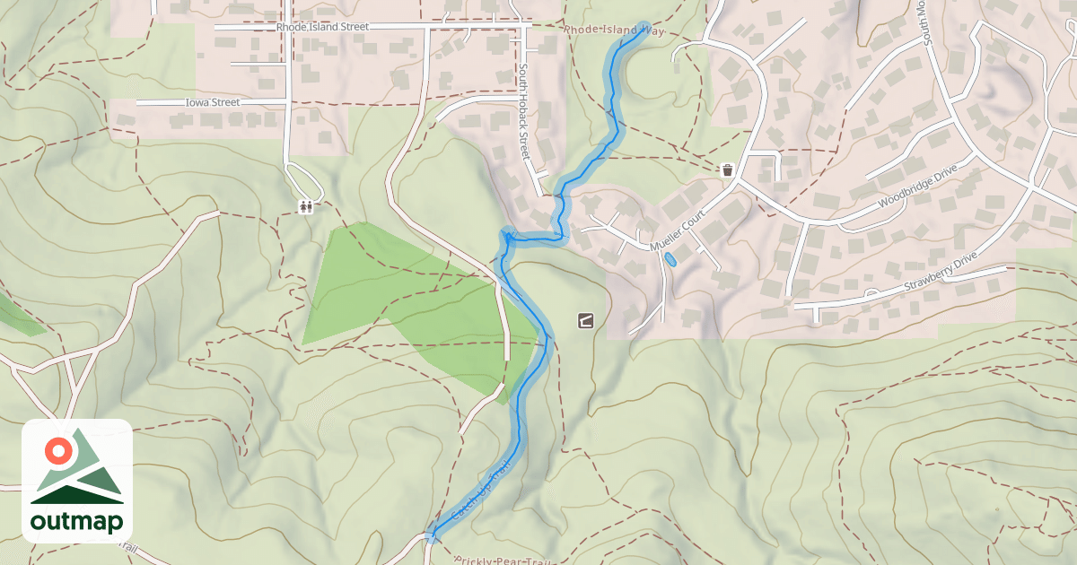 Map of Catch Up Trail