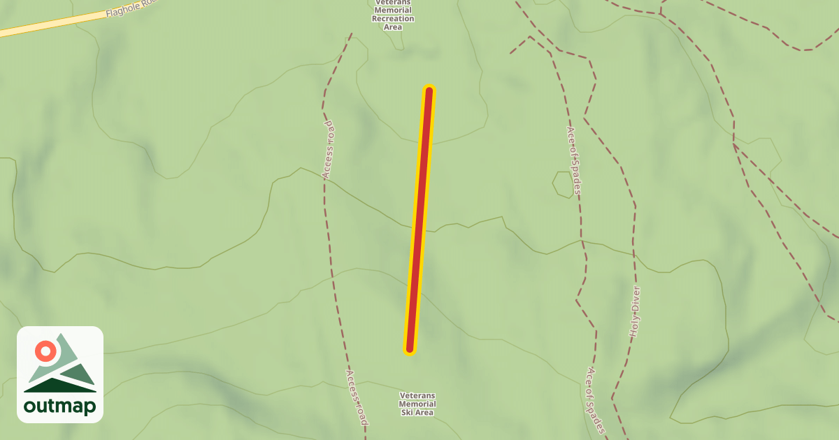 Map of Rope Tow