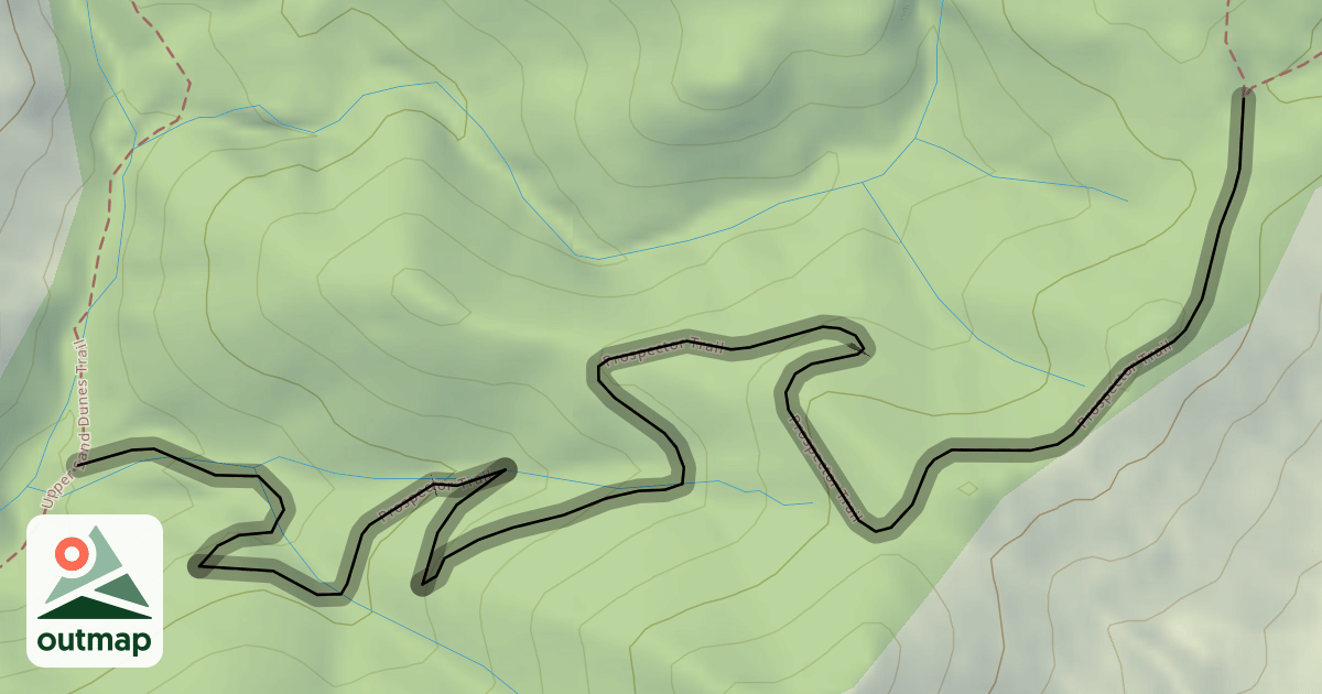 Map of Prospector Trail