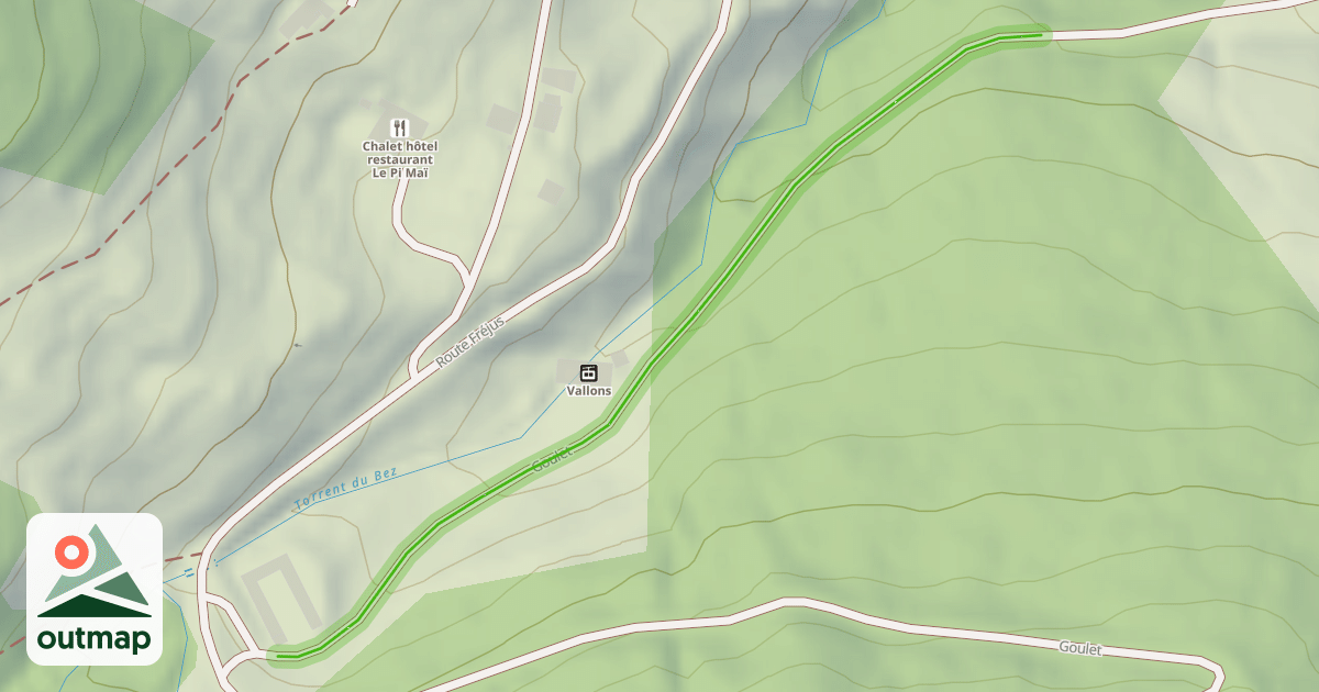 Map of Goulet