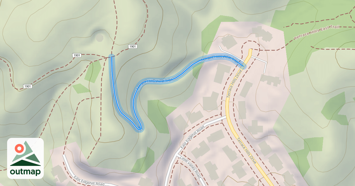 Map of Terrace Hills West Utility Road