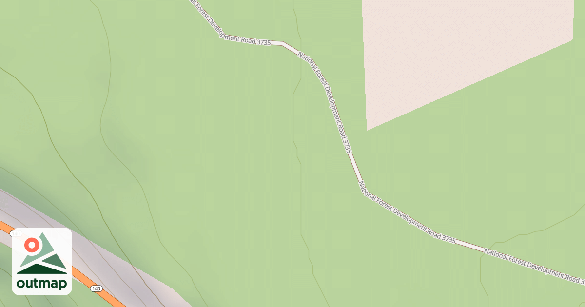 Map of USFS Motor Vehicle Use Map Roads {064E837D-070E-449B-BB1A-7BE0B5A5A43C}
