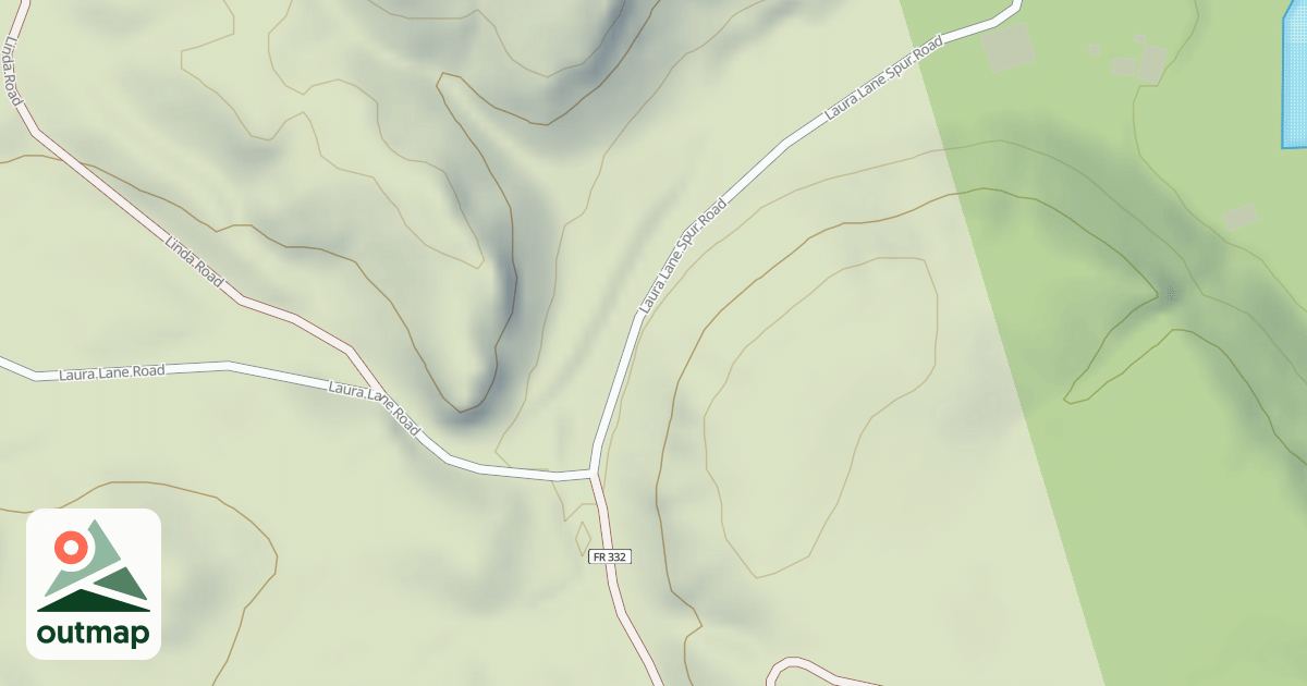 Map of LAURA LANE SPUR
