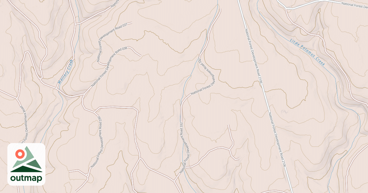 Map of USFS Motor Vehicle Use Map Roads {0276D463-A711-47D4-9A83-19E584A205EE}