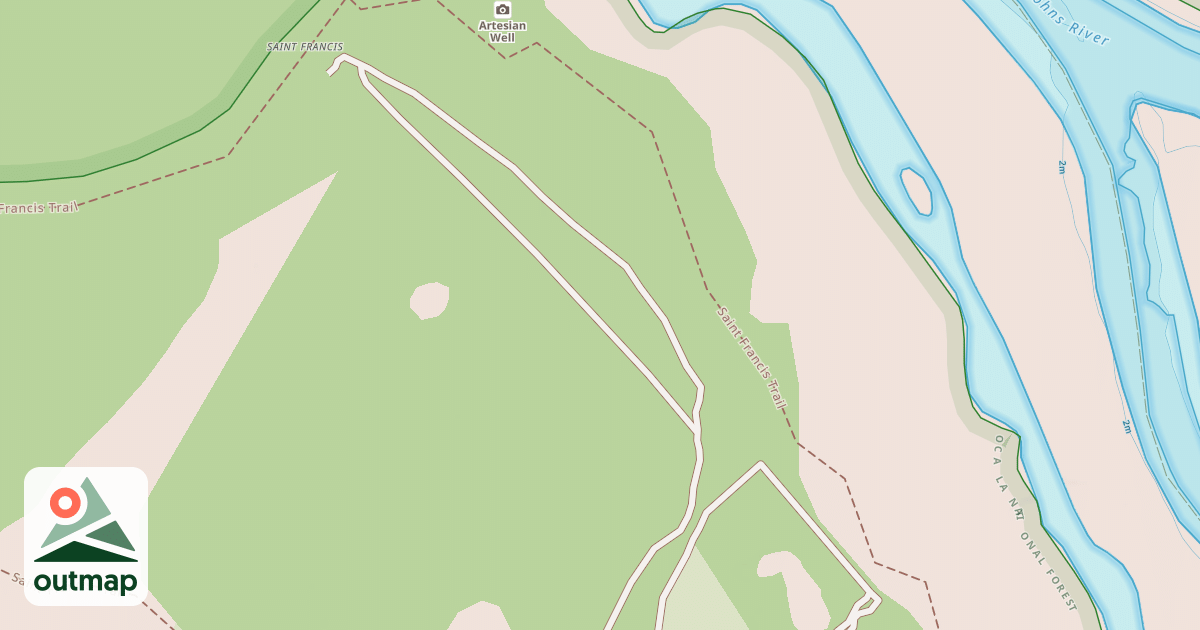 Map of USFS National Forest System Roads {F4362478-96F2-41CE-BC56-554D091F0DE7}