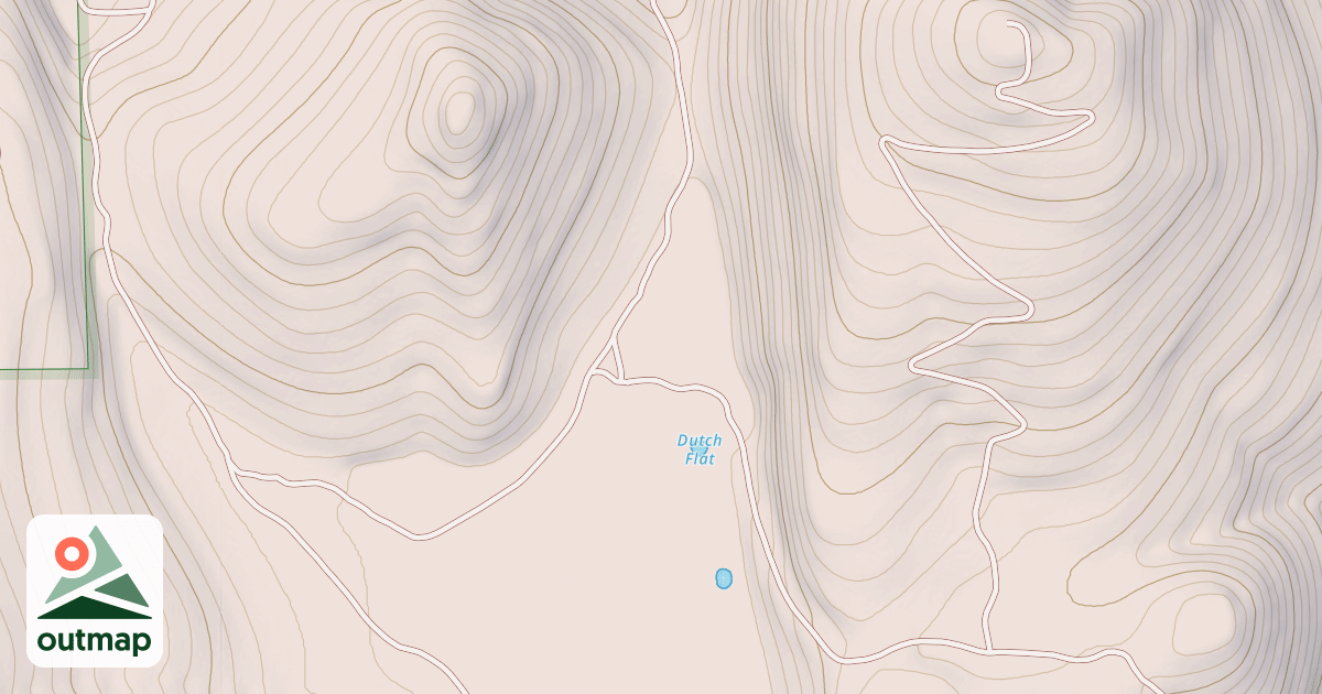 Map of BROWN BUTTE RELAY