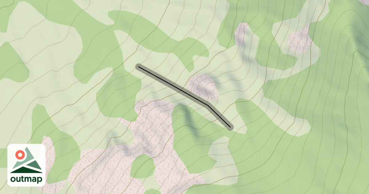 Map of Butcher Block Rock