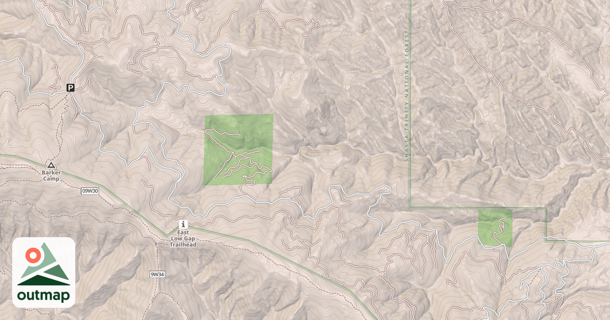 Map of RAT TRAP GAP  (FA35)