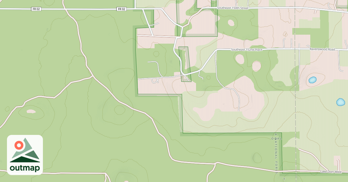 Map of USFS Motor Vehicle Use Map Roads {5CE91A45-316D-427D-8F42-B1CE889E8278}
