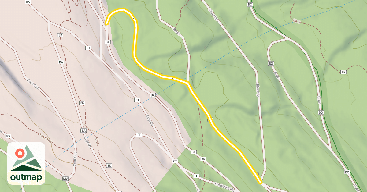 Map of Banff