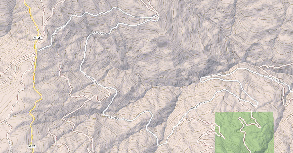Map preview of IVORY MILL ROAD