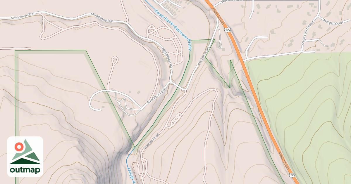 Map of CARSON RIVER TAKE OUT ROAD
