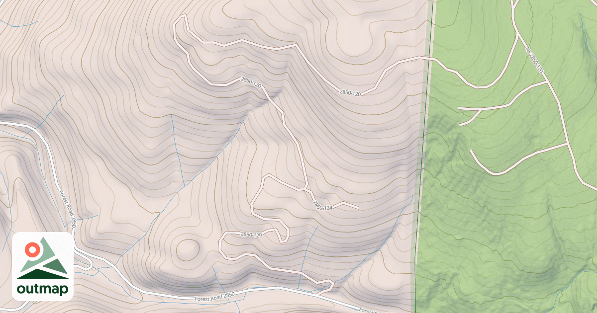 Map of USFS Motor Vehicle Use Map Roads {861214C0-3E13-453E-BCCA-40B0ED572DF6}
