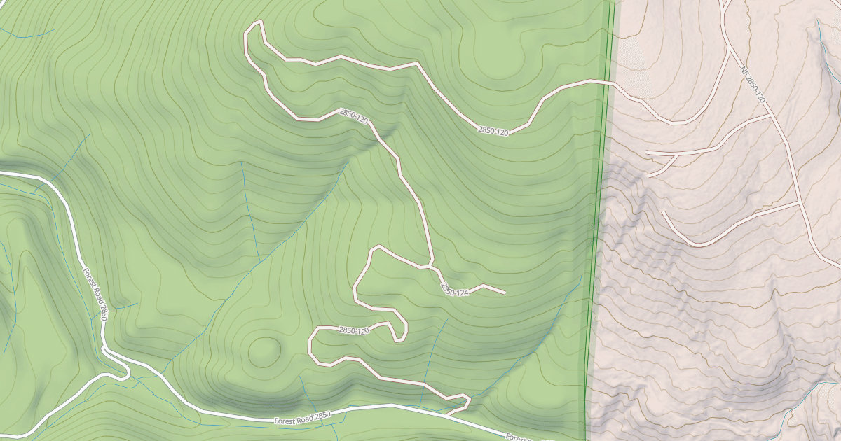 Map preview of USFS Motor Vehicle Use Map Roads {861214C0-3E13-453E-BCCA-40B0ED572DF6}