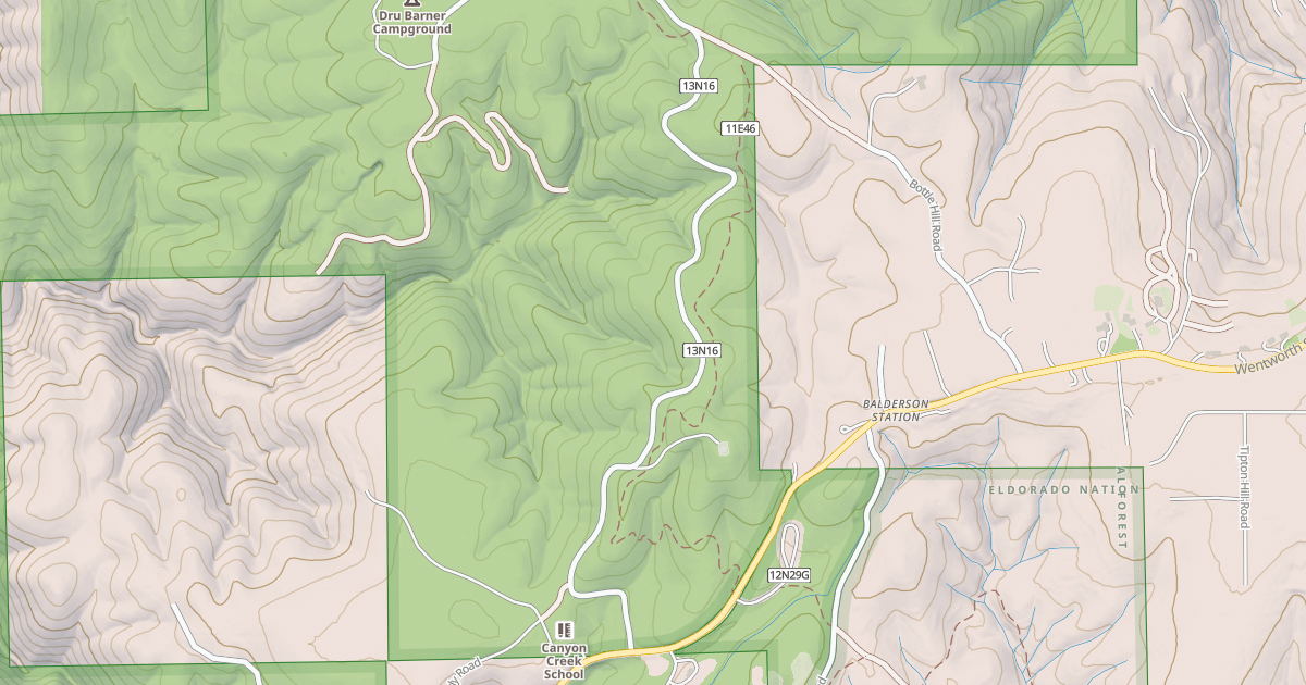 Map preview of BOTTLE HILL BYPASS