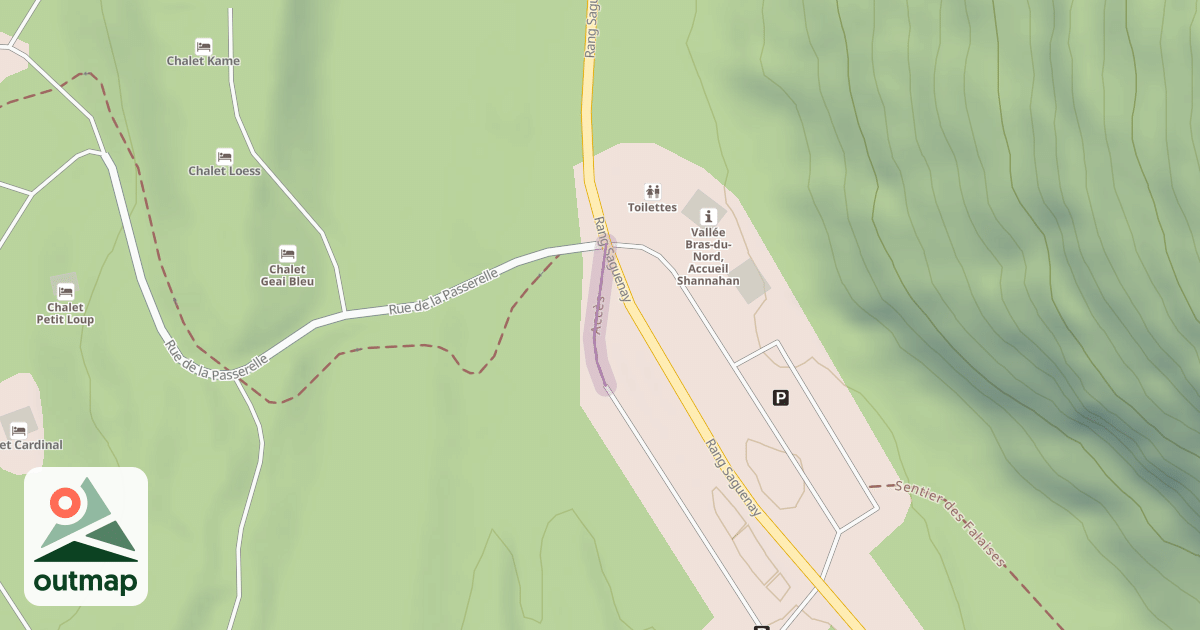 Map of Accès