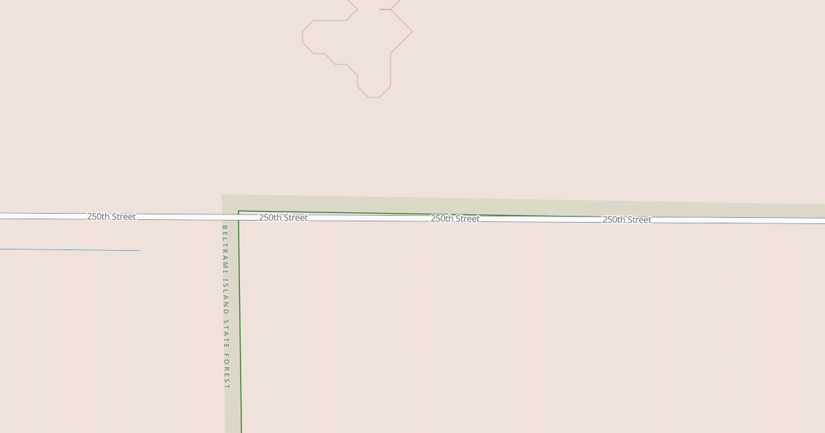 Map preview of Warroad/Roseau Trails