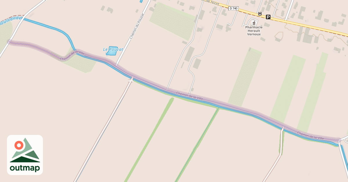 Map of Chemin de la Ville