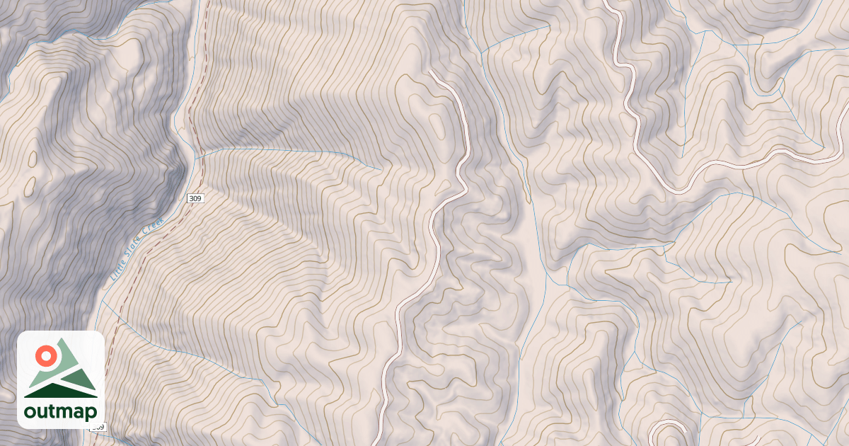 Map of BOULDER CREEK #5