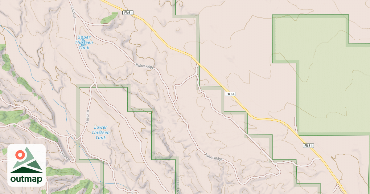 Map of RAFAEL RIDGE